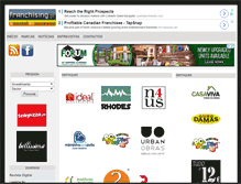 Tablet Screenshot of franchising.pt