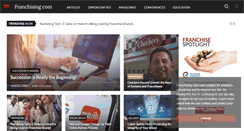 Desktop Screenshot of franchising.com